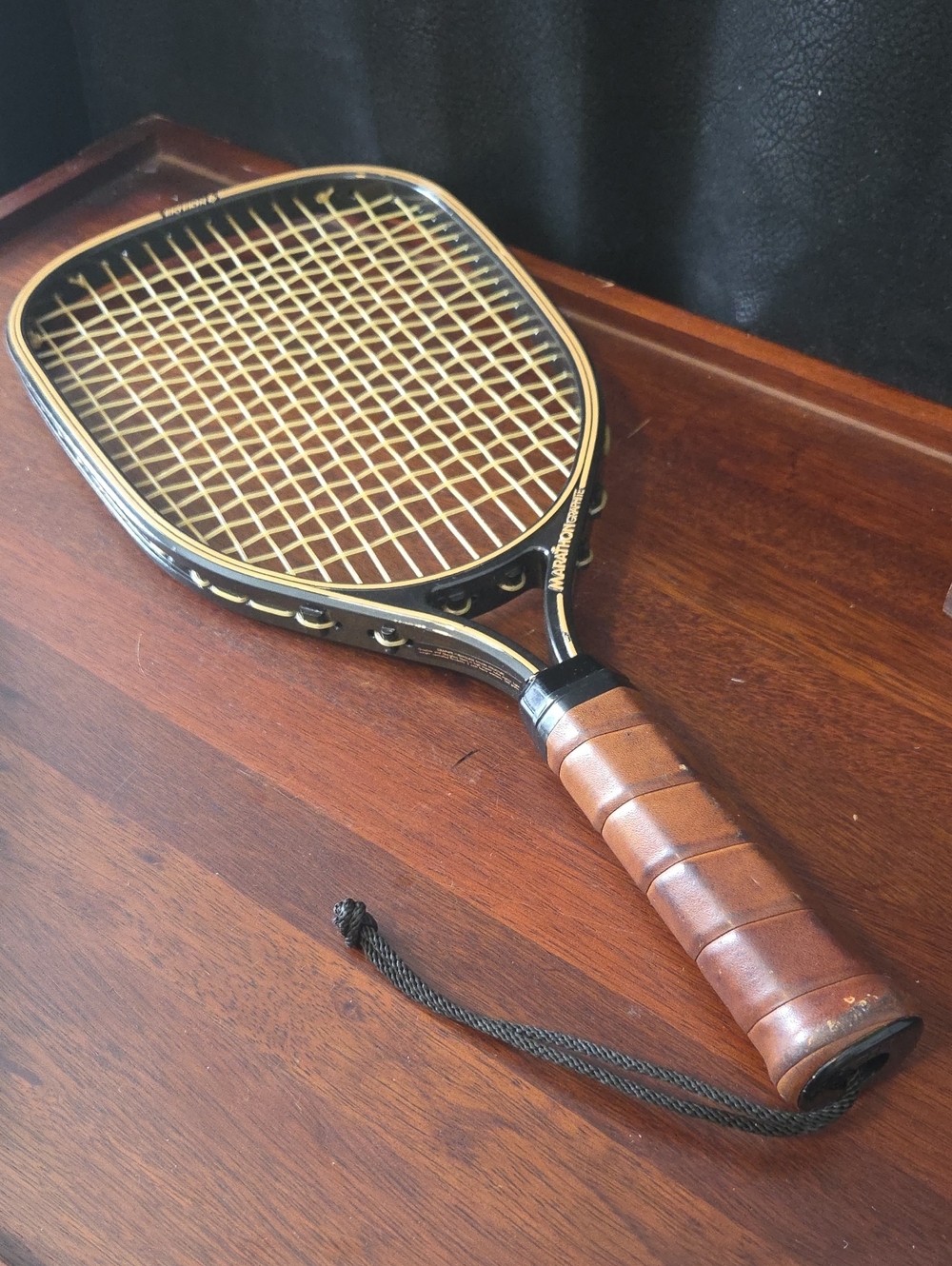 Vintage EKTELON Marathon Graphite Racket With Zip Up Cover